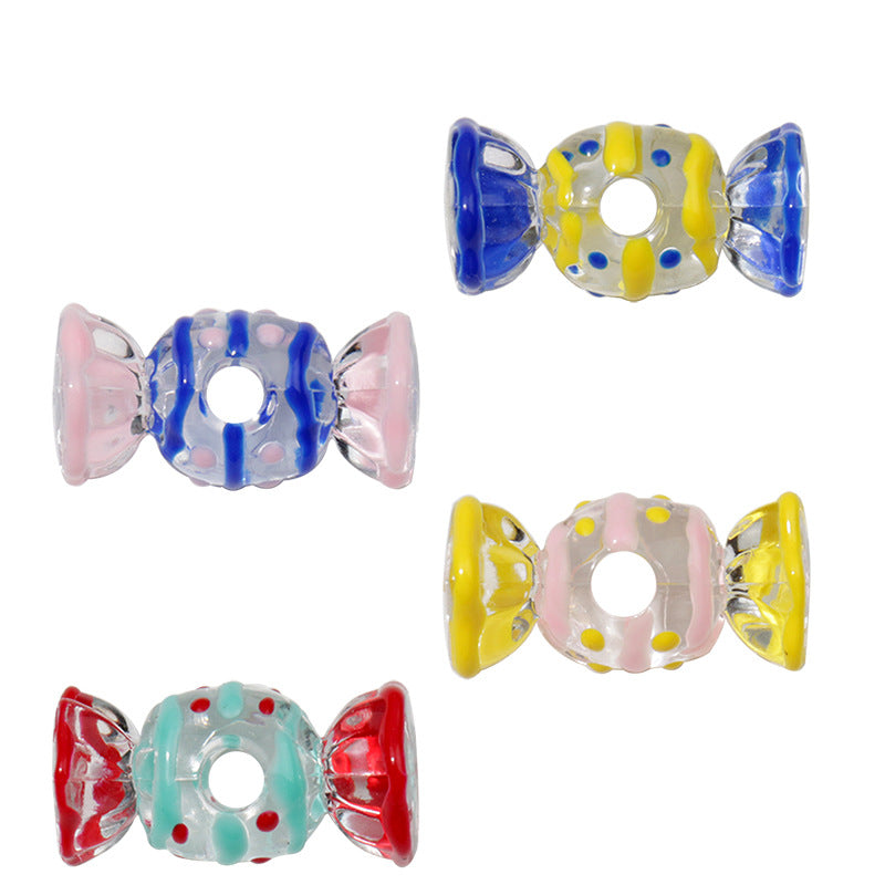 Al por mayor lindos accesorios de joyería de joyas para goteo de aceite pintado a mano