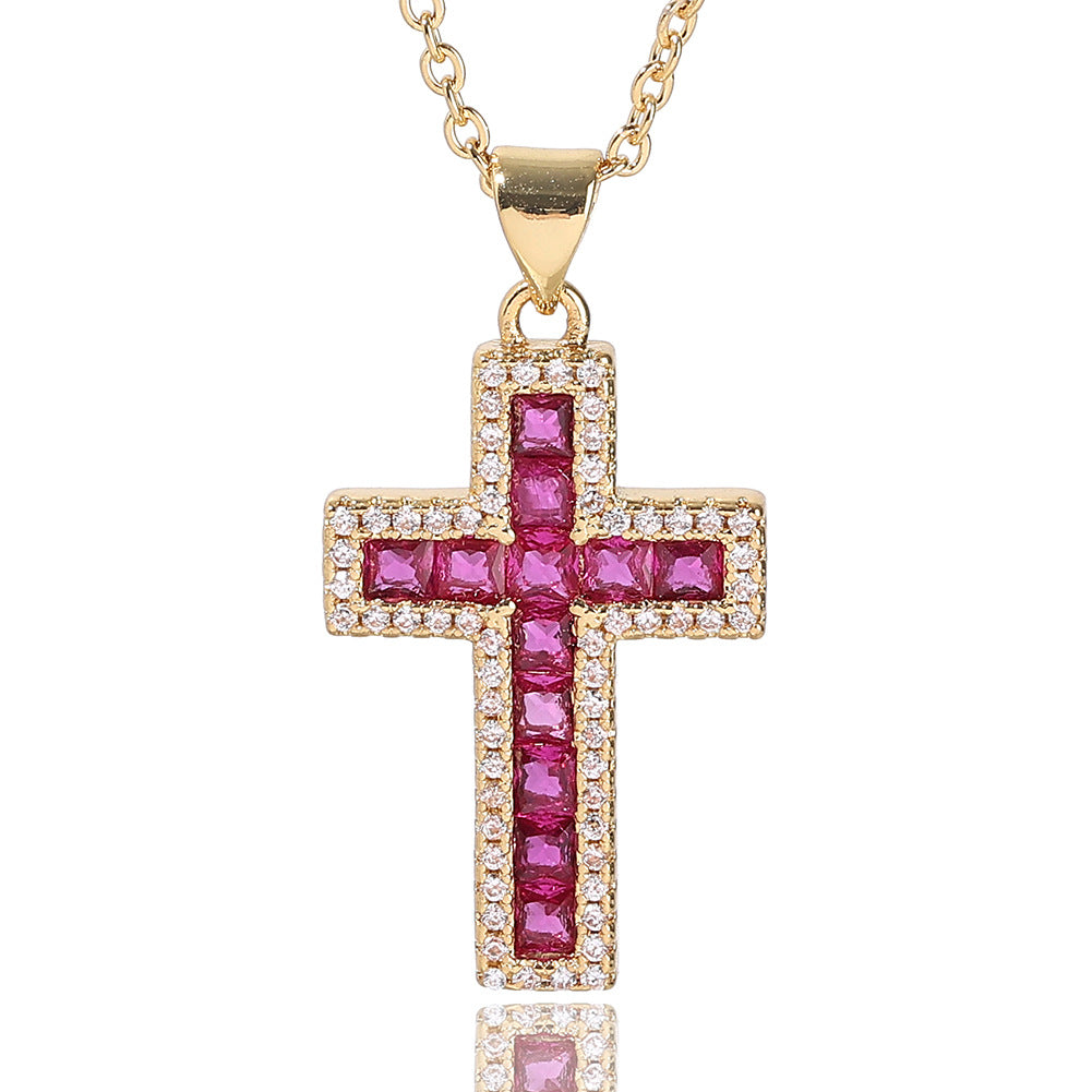 Wholesale Copper Cross Pendant Necklace