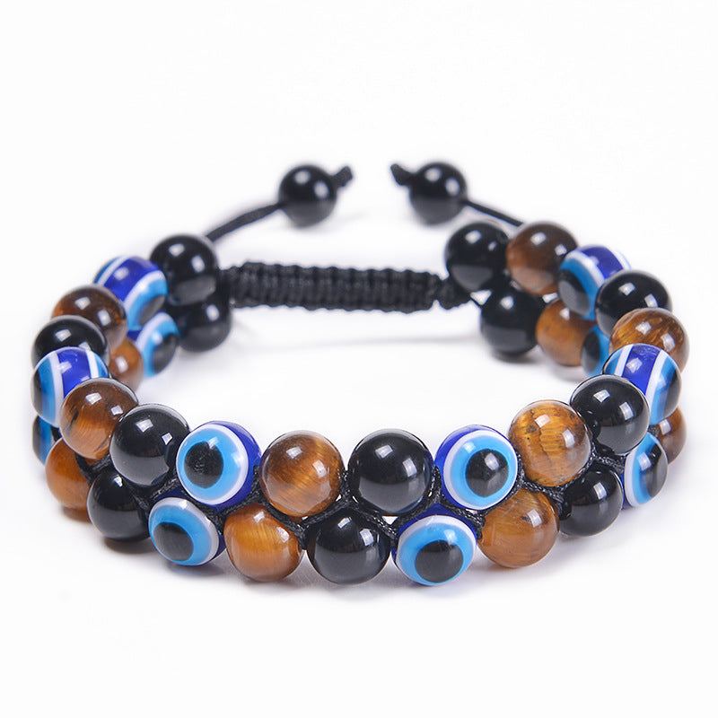 Pulsera De Piedra Natural De Ojo De Diablo al por mayor