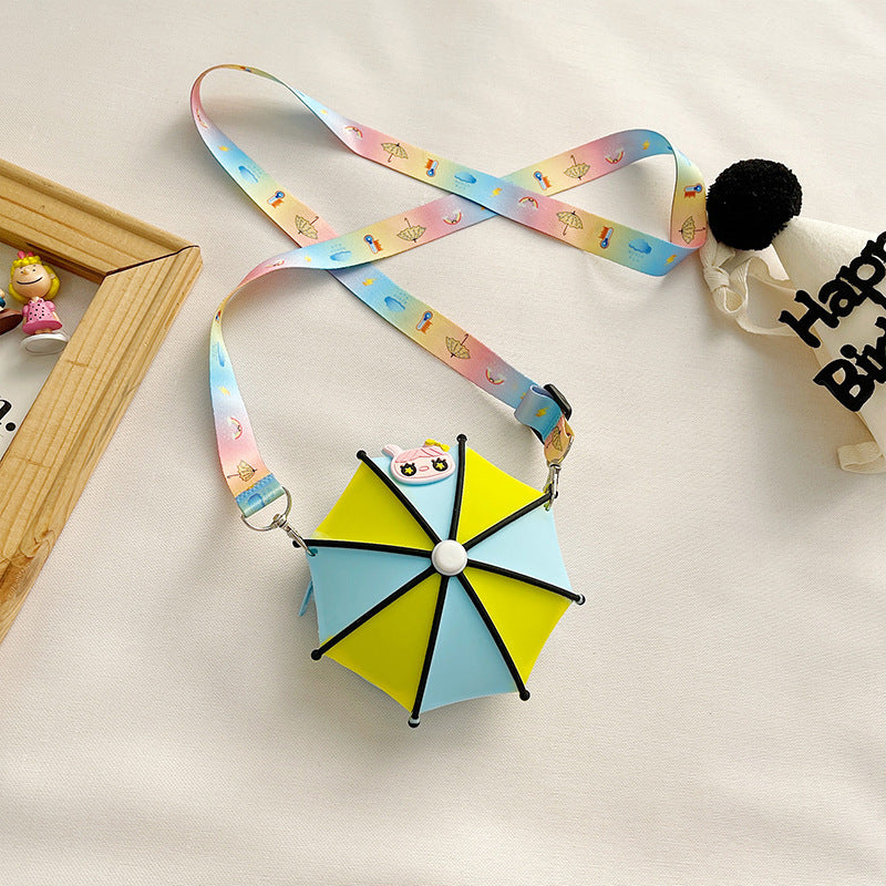 Wholesale Silicone Cute Umbrella Kids Shoulder Bag