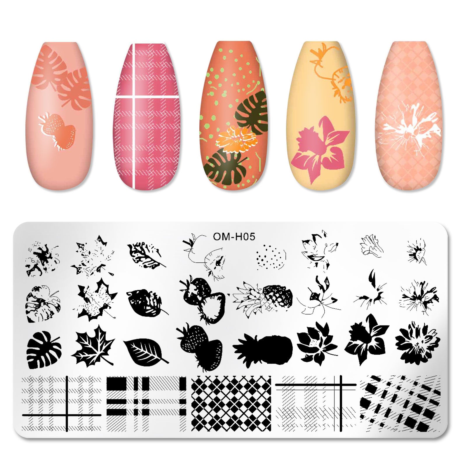 Wholesale Nail Stickers Stainless Steel Stamping Stencils