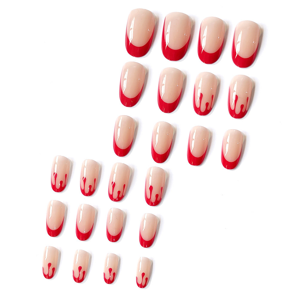 Wholesale Red French Manicure Chips