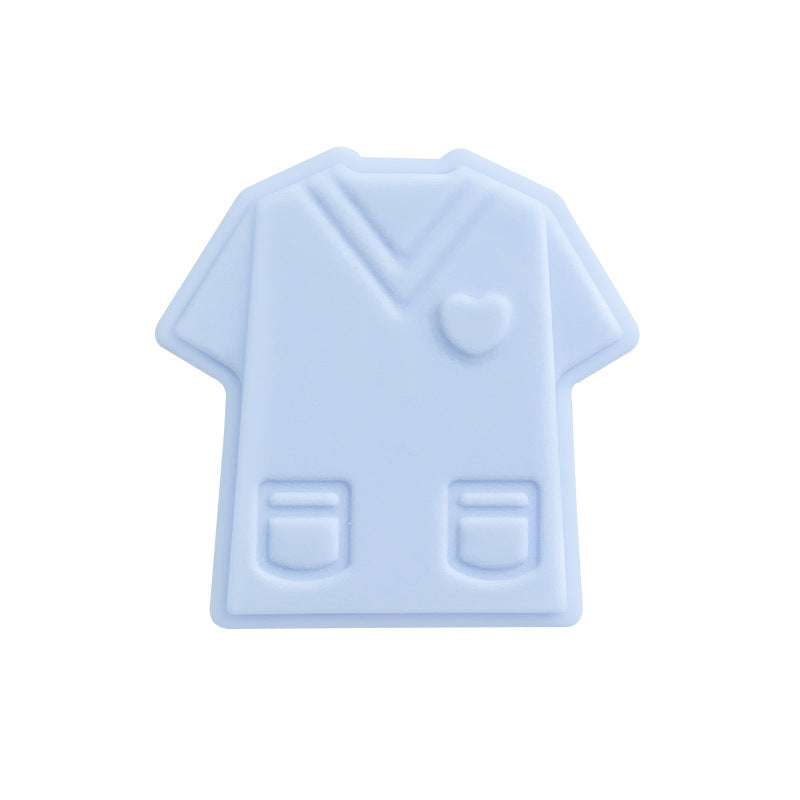 Al por mayor10pcs/paquete 26 × 26 mm cuentas de silicona uniforme de enfermería masculina