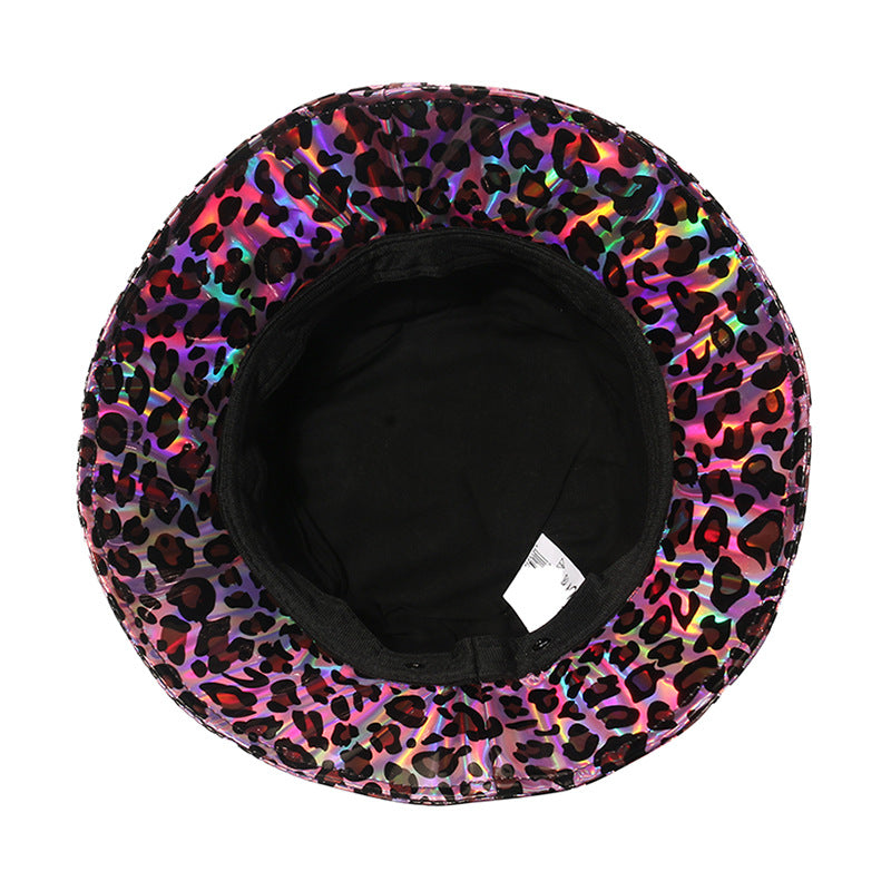 Sombrero de cuero de patrón de patrón de serpiente de leopardo al por mayor