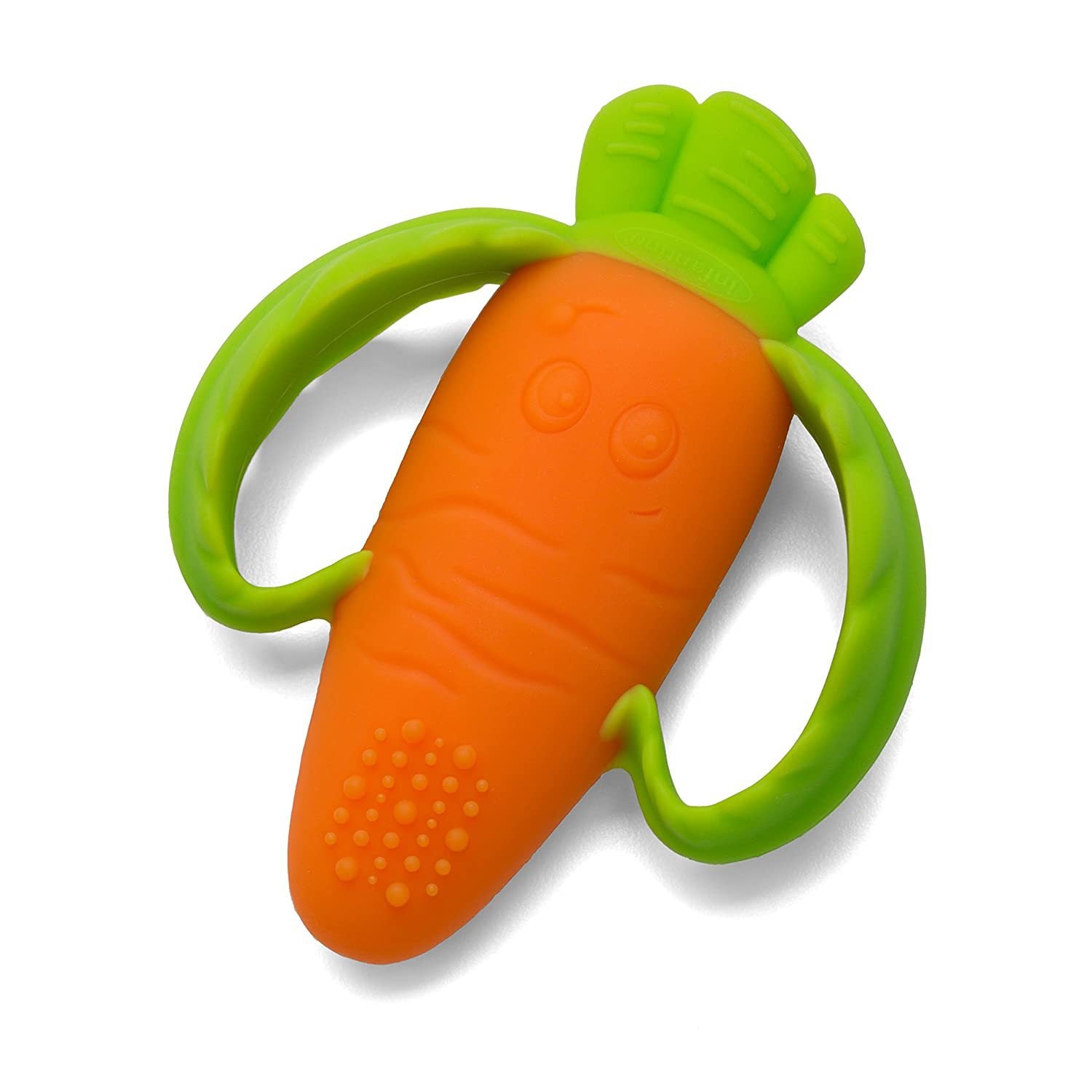 Wholesale Carrot Silica gel Teethers for Children Baby Supplies