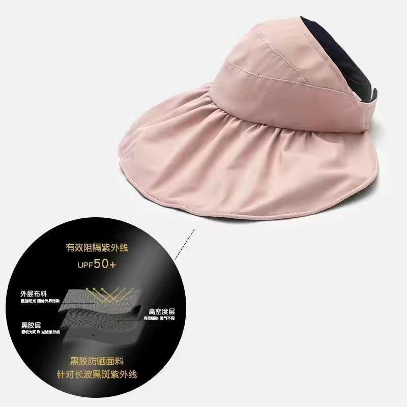 Sombrero de goma negra de poliéster al por mayor