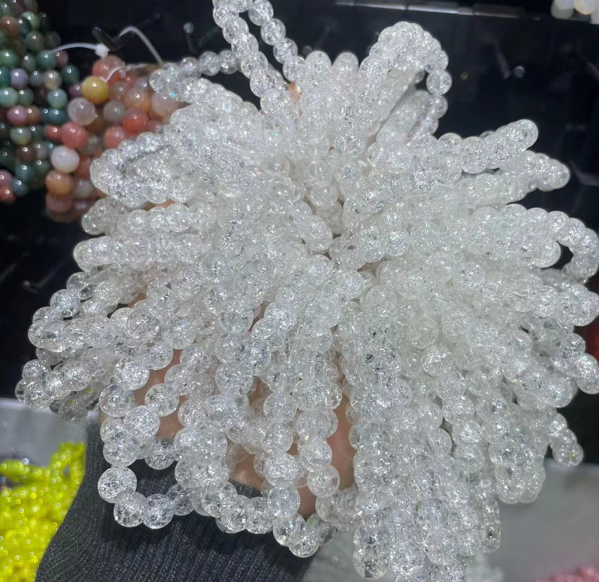 Wholesale Pop Flower Crystal Bracelet