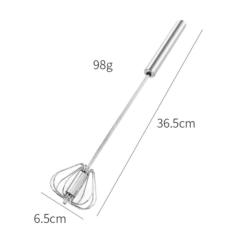 Wholesale Stainless Steel Semi-Automatic Egg Whisk Kitchenware