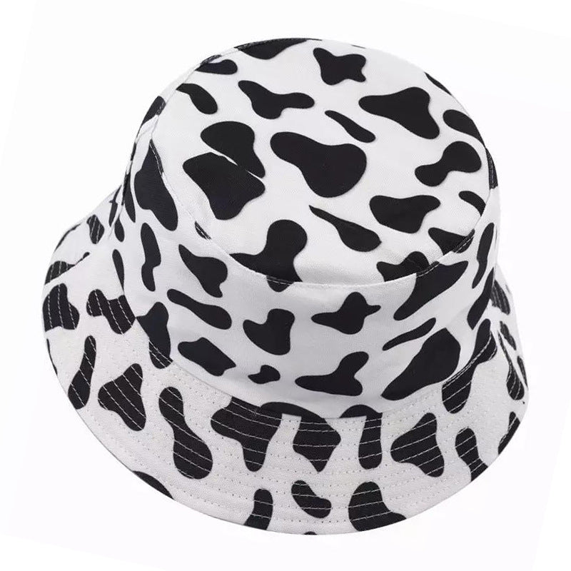 Wholesale Cow Pattern Print Cotton Bucket Hat