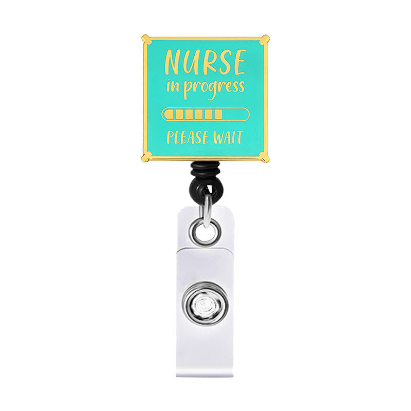 Wholesale Badge Reels Teacher Nurses Day Gift Acrylic Retractable Keychains