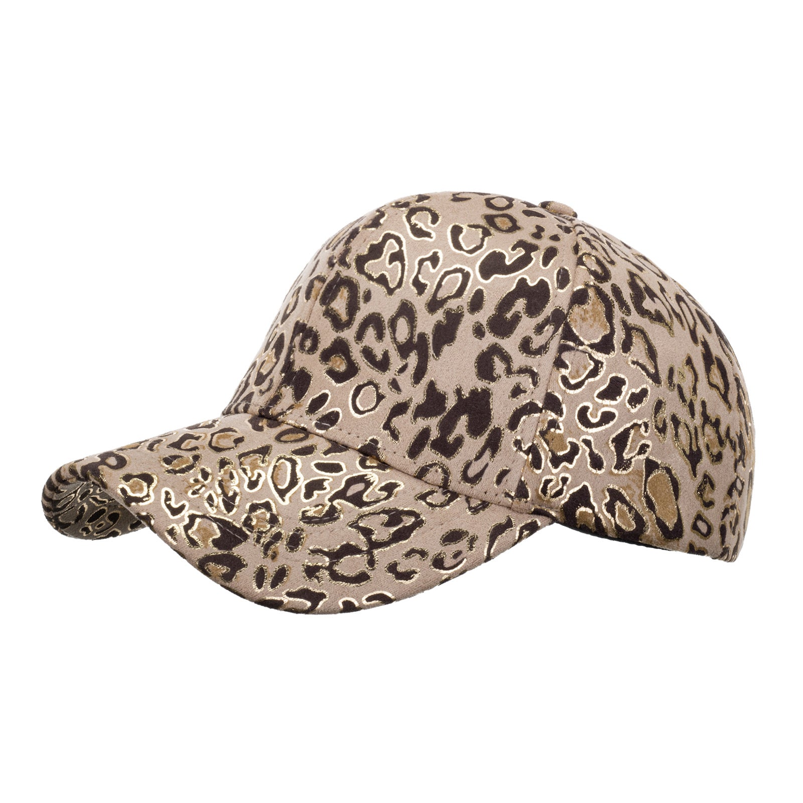 Wholesale Bronzing Leopard Nylon Baseball Cap