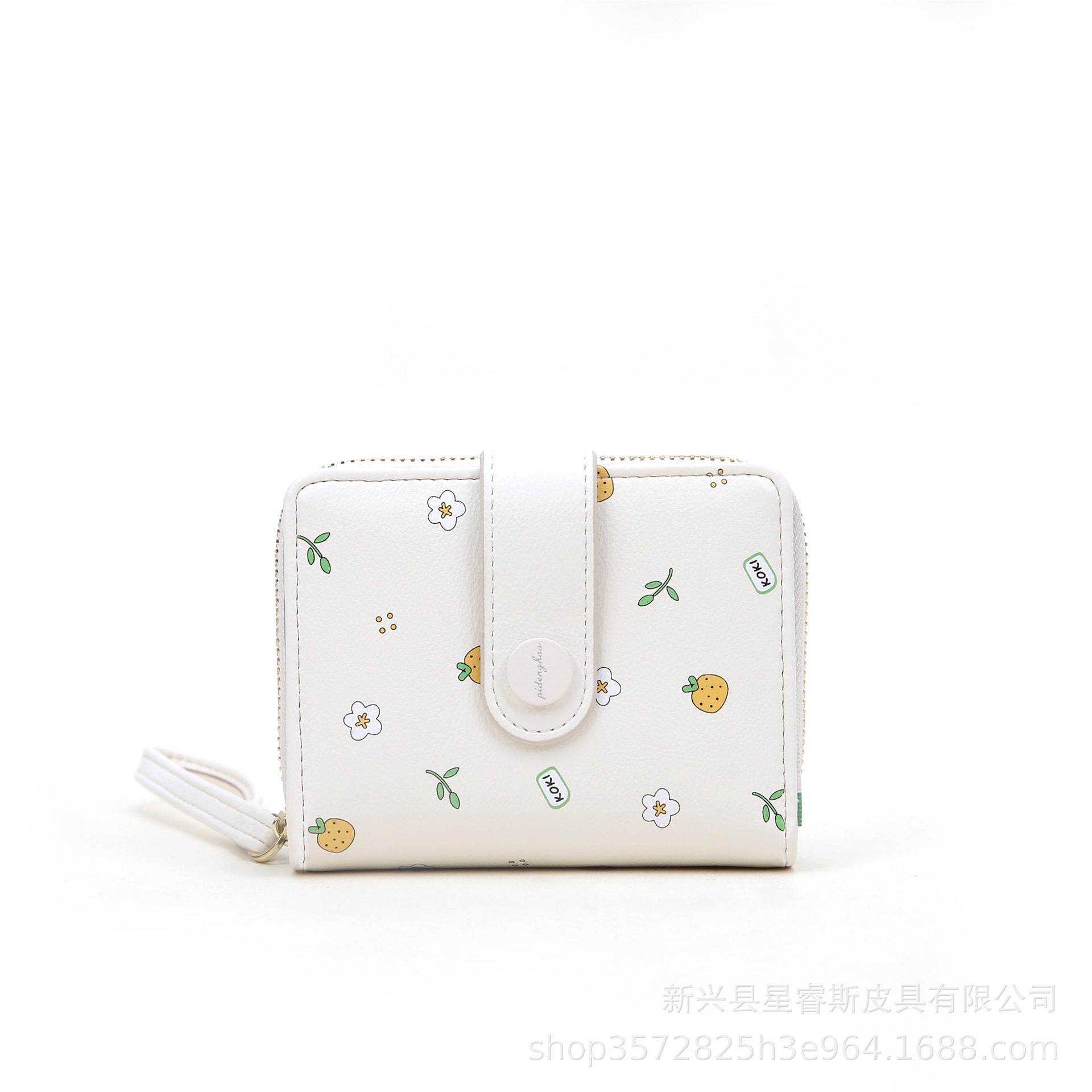 Venta al por mayor Cartera corta de PU para mujer