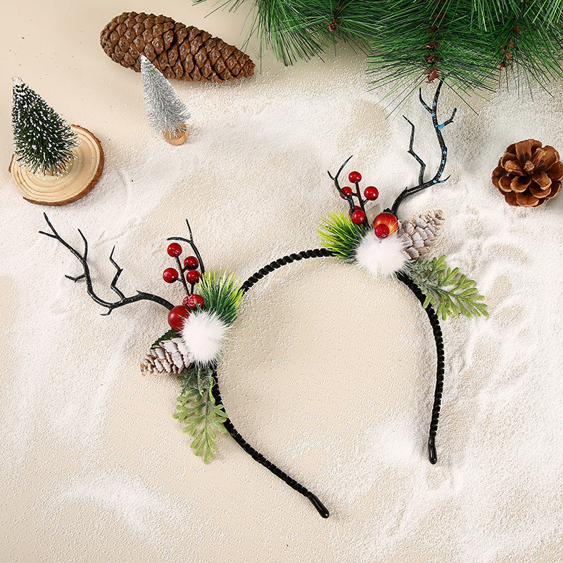 Diadema De Resina De Astas De Navidad al por mayor