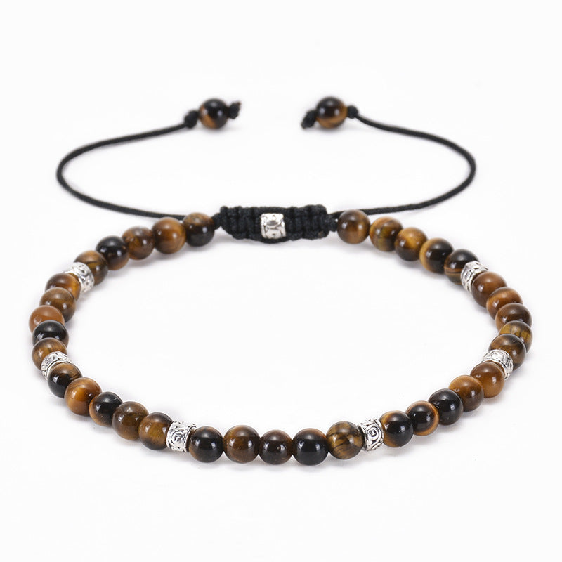 Wholesale Colorful Natural Stone Yoga Bracelet