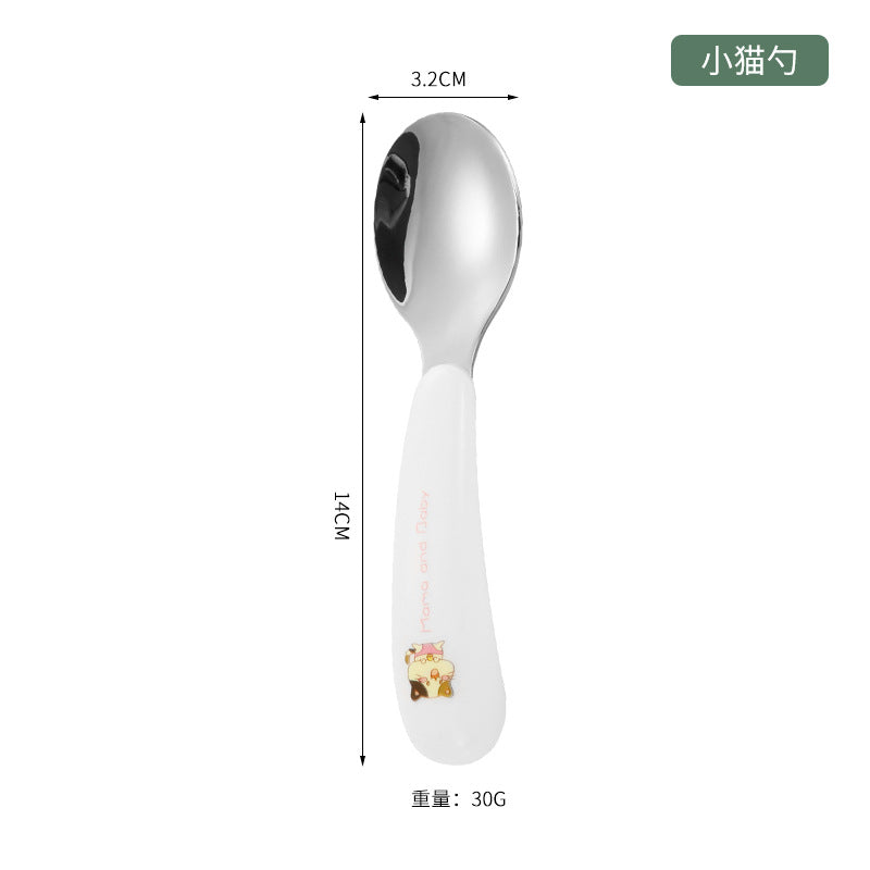 Wholesale Stainless Steel Cartoon Kids Spoon