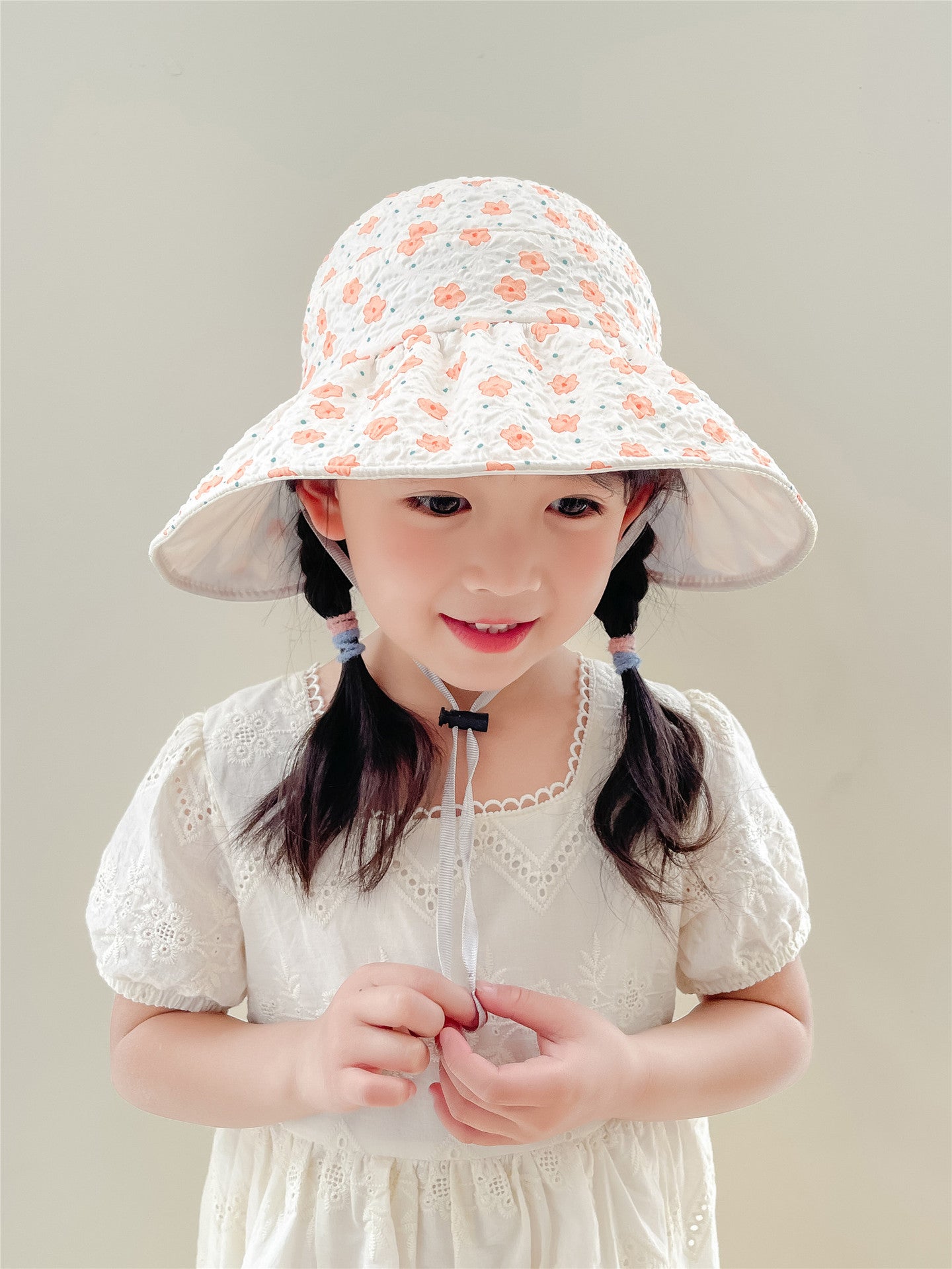 Wholesale Cotton Children's Large Brim Empty Top Hat