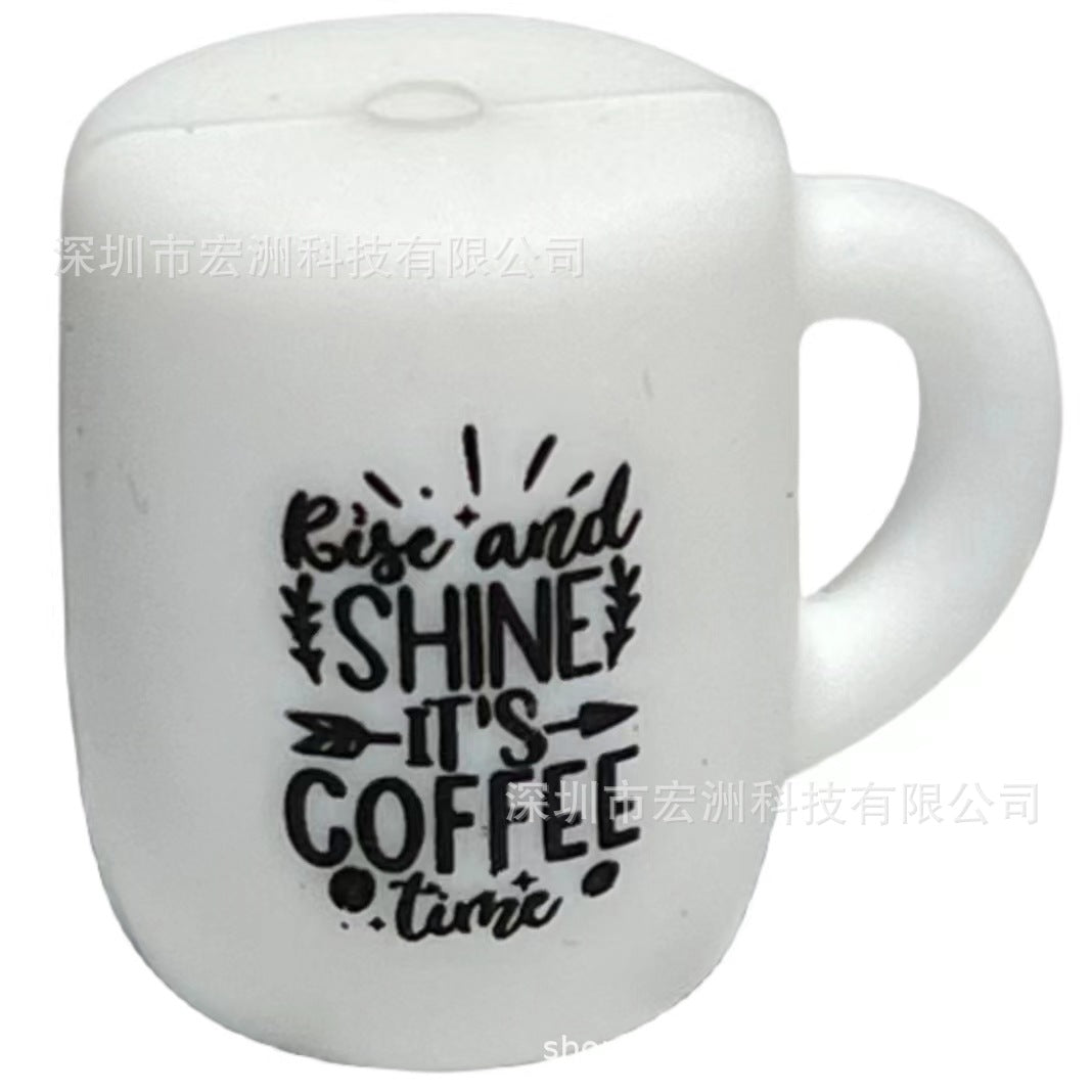 Wholesale 10PCS Mug Silicone Beads