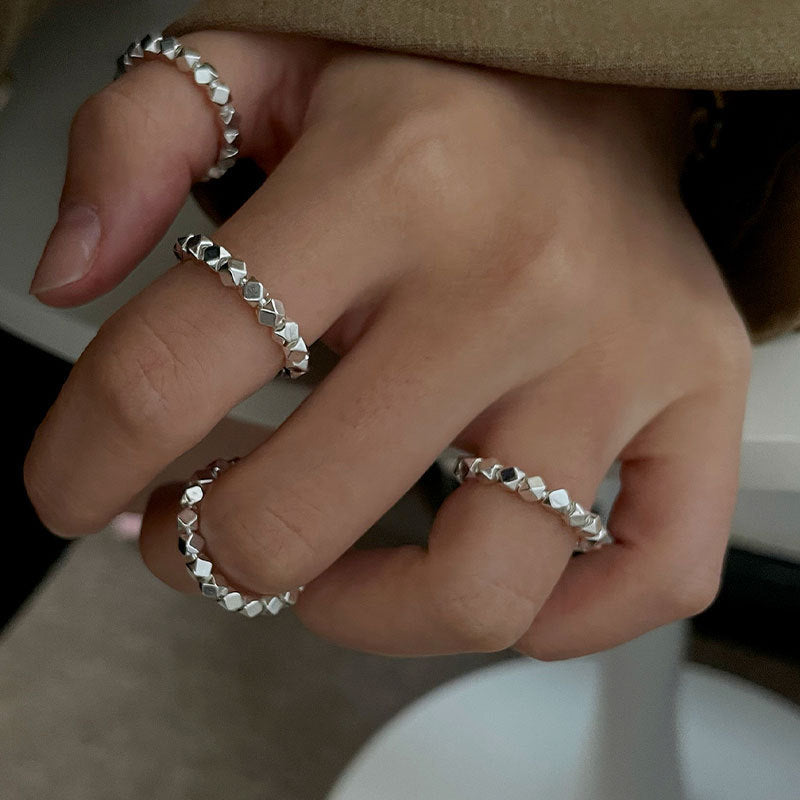 Wholesale Rhombus Silver Rings