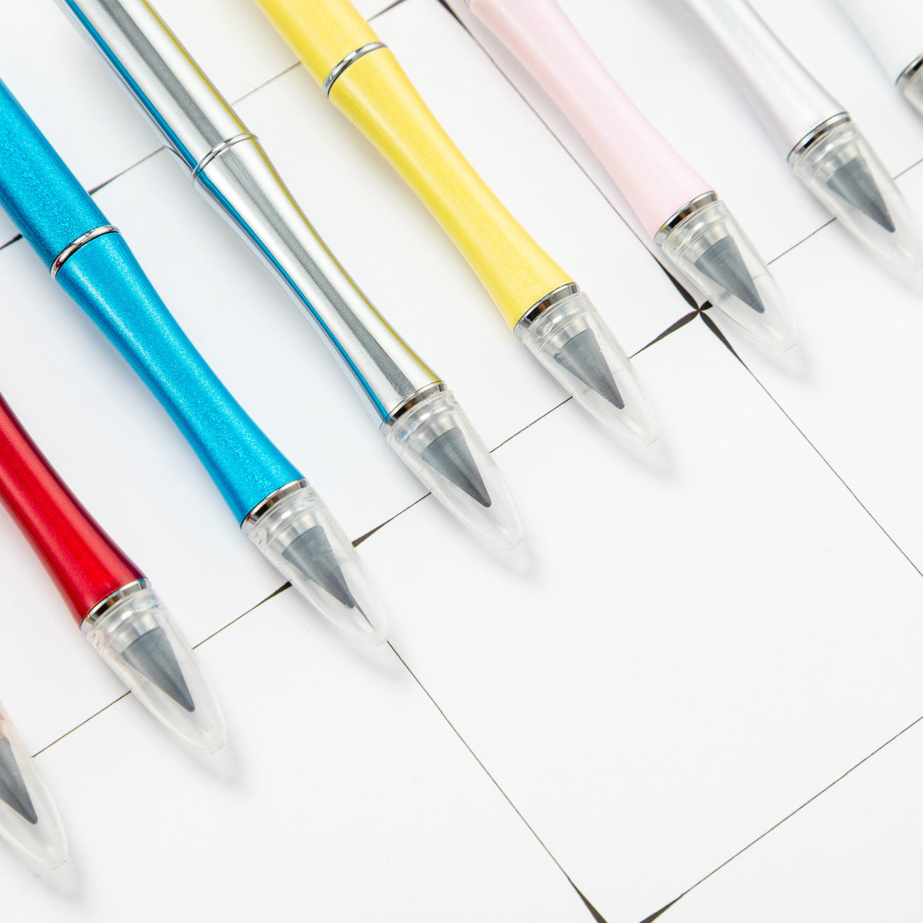 Wholesale Metal DIY Beadable Eternity Pencil Without Eraser