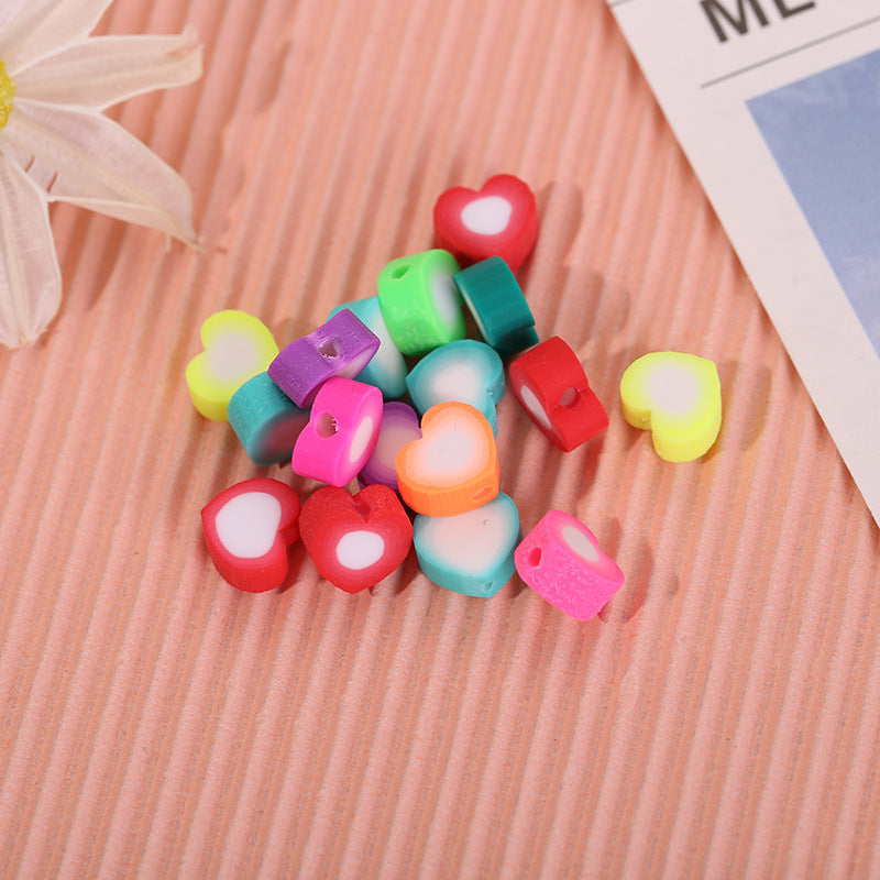 Venta al por mayor 1000PCS 10mm Fruit Smiley Flowers Smoky Beads