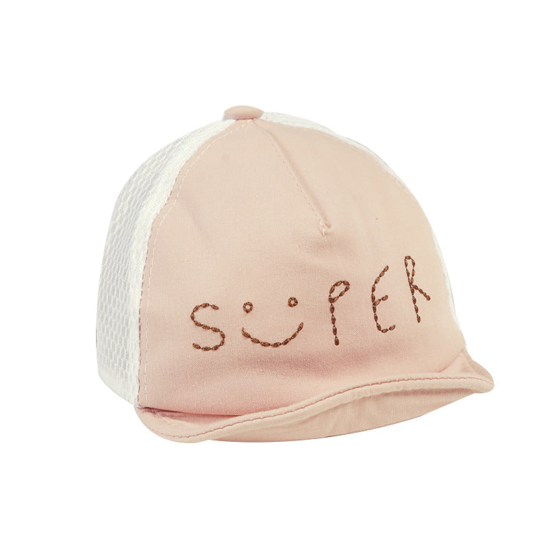 Venta al por mayor Gorra de béisbol de malla de algodón y poliéster para niños