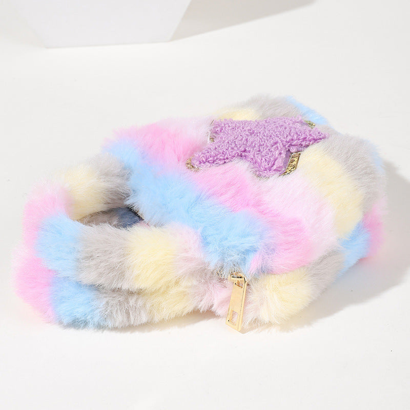 Wholesale Kids Pentagram Plush Coin Purse