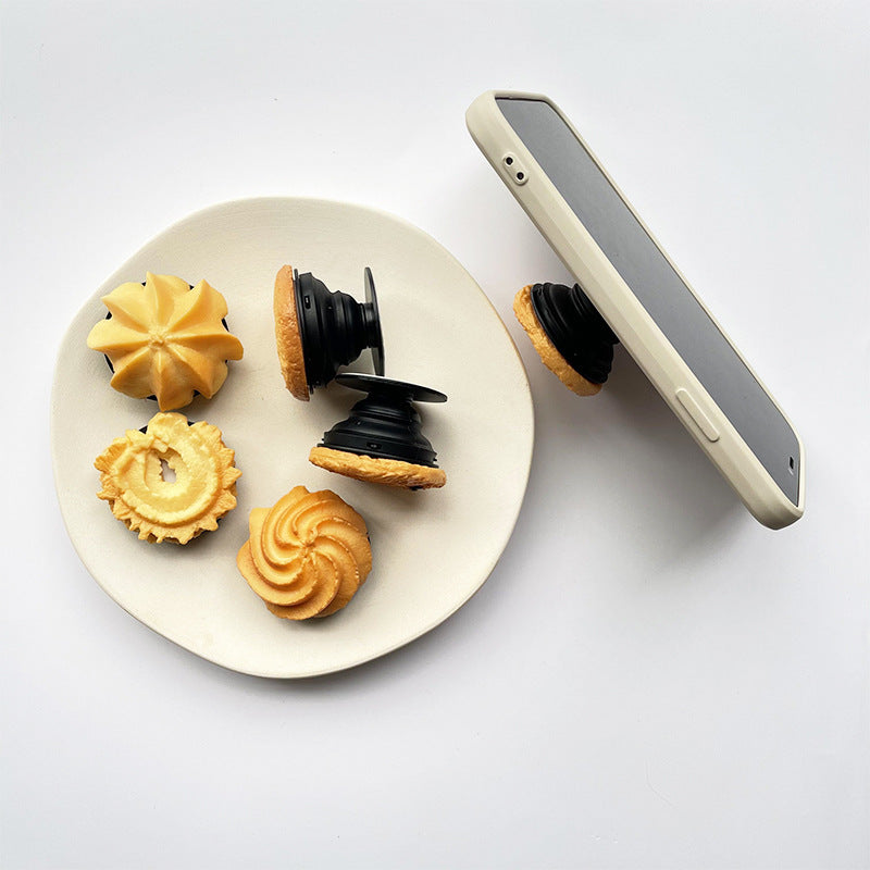 Wholesale PVC Anti Real Cookie Extendable Phone Holder