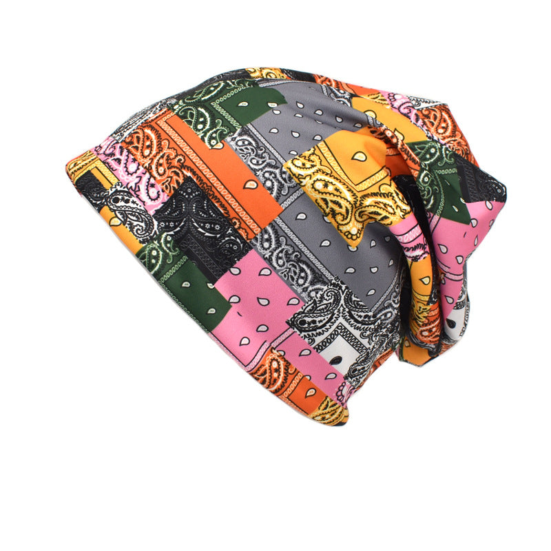 Wholesale Polyester Cashew Flower Pullover Hat