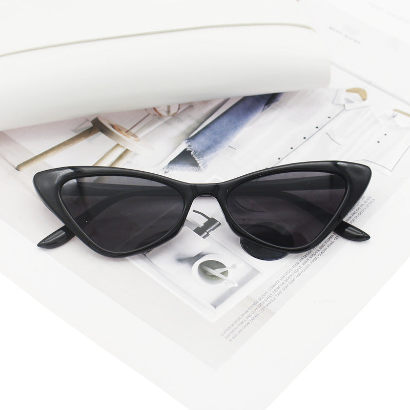 Wholesale PC Triangular Cat Eye Small Frame Sunglasses