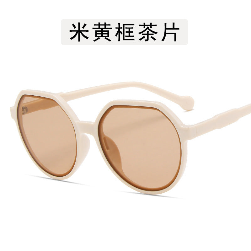 Wholesale PC Large Frame Candy Color Cat Eye Sunglasses