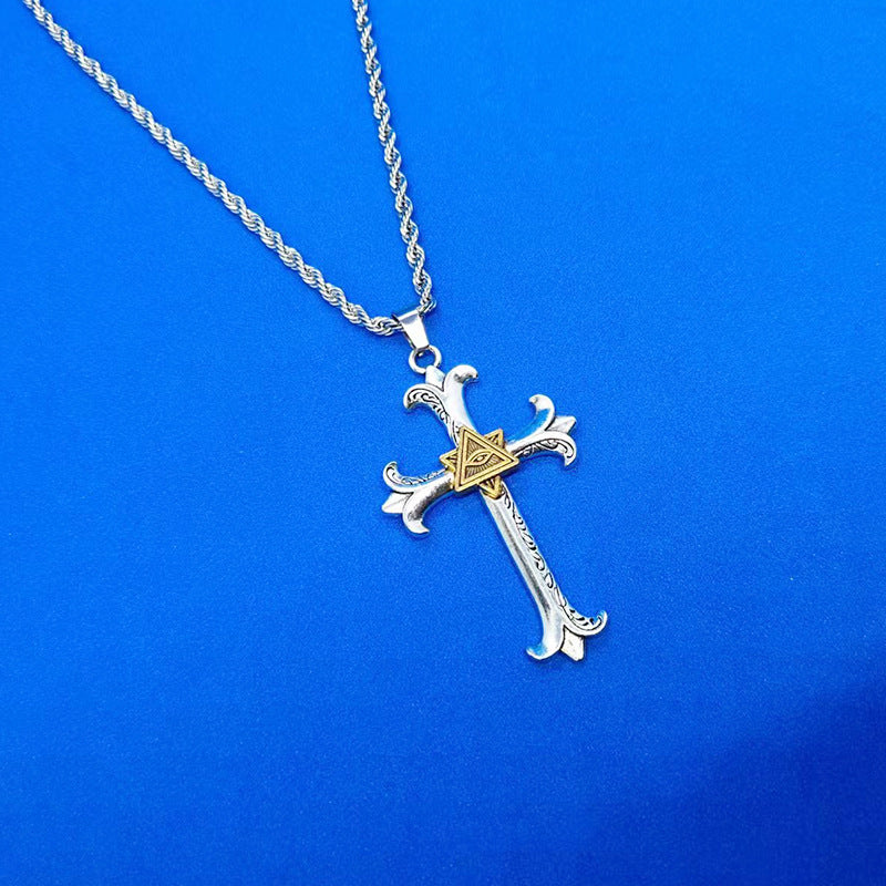 Wholesale Stainless Steel Cross Pendant Necklace