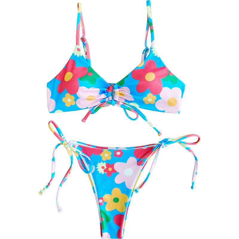 Venta al por mayor Línea de impresión Trajes de baño de poliéster dividido