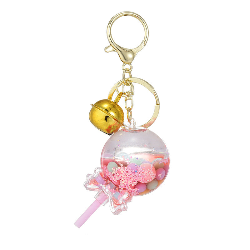 Wholesale Acrylic Oiled Lollipop Creative Key Chain
