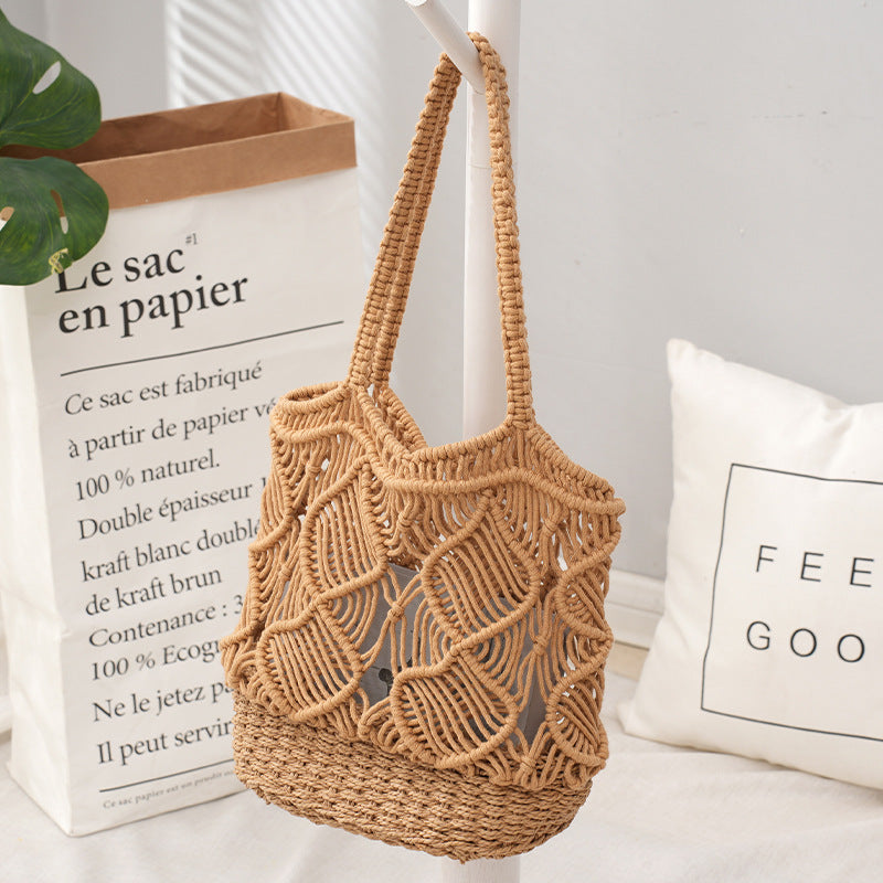 Wholesale Cotton Hollow Woven Bag