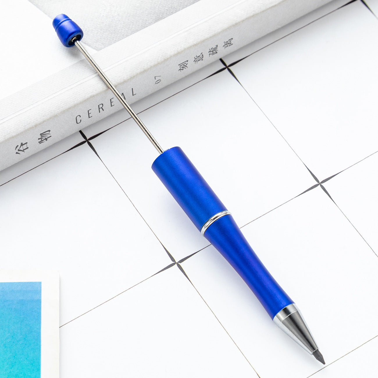 Wholesale 100pcs Plastic Beaded Pencil No Sharpening No Ink Continuous Writing Pencil