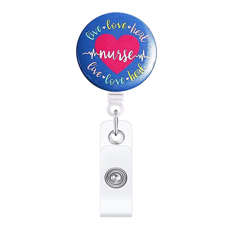 Wholesale ABS Love Heart Stethoscope Nurse Doctor Telescopic Keychain