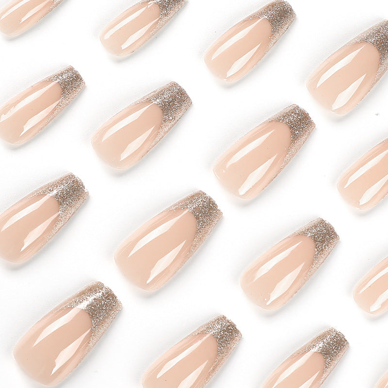 Wholesale Plastic Black and White French Wave Manicure Chips