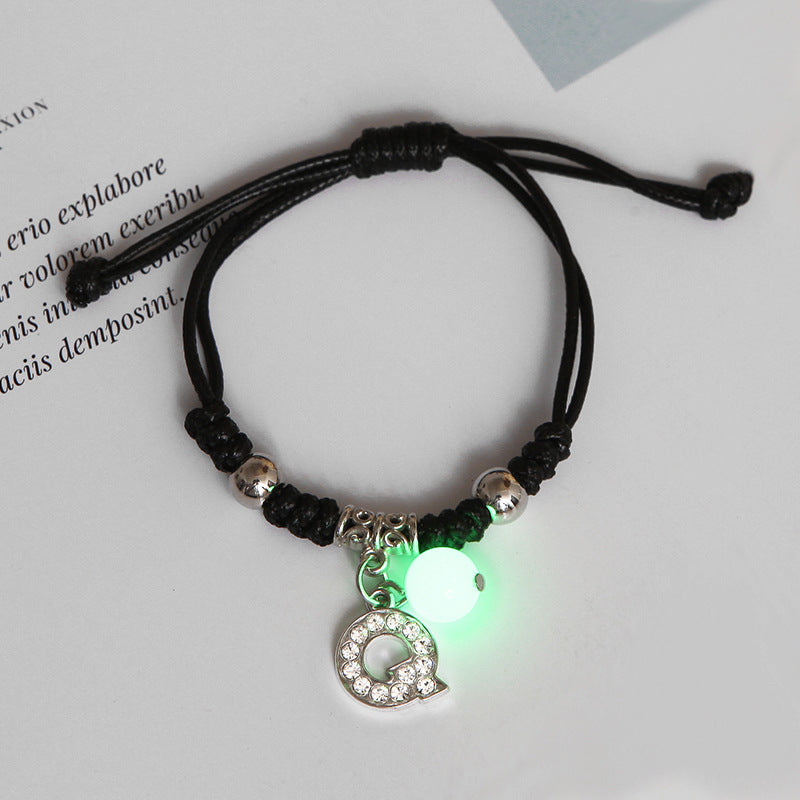 Pulsera Luminosa De Alfabeto Inglés De Aleación al por mayor