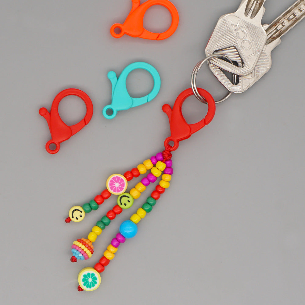 Wholesale Keychains Acrylic Anti-Lost Rice Beads