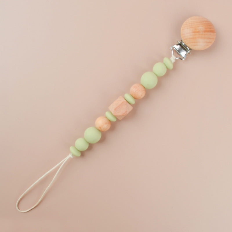 Wholesale Baby Pacifier Anti-drop Chain Silicone Baby Supplies