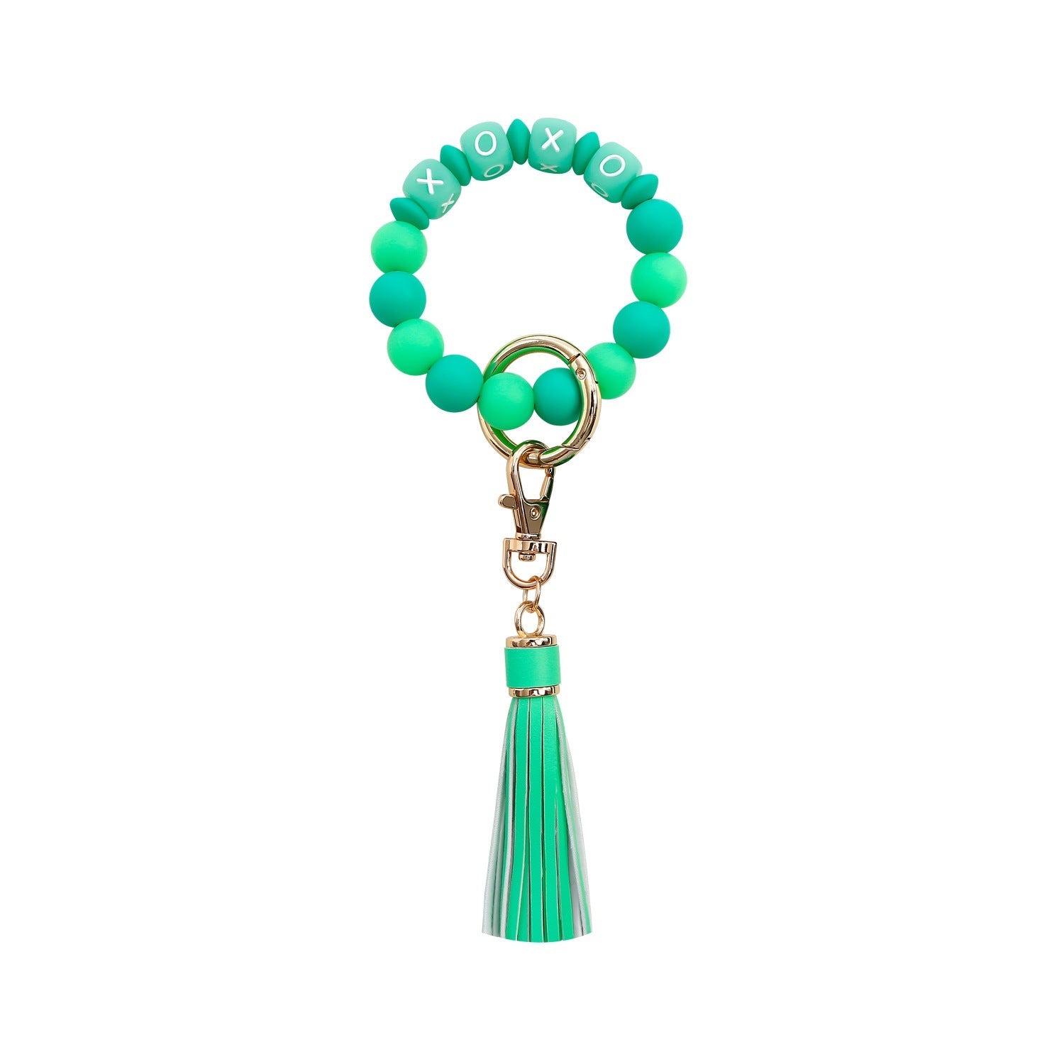 Wholesale PU Wrist Keychain Color Luminous