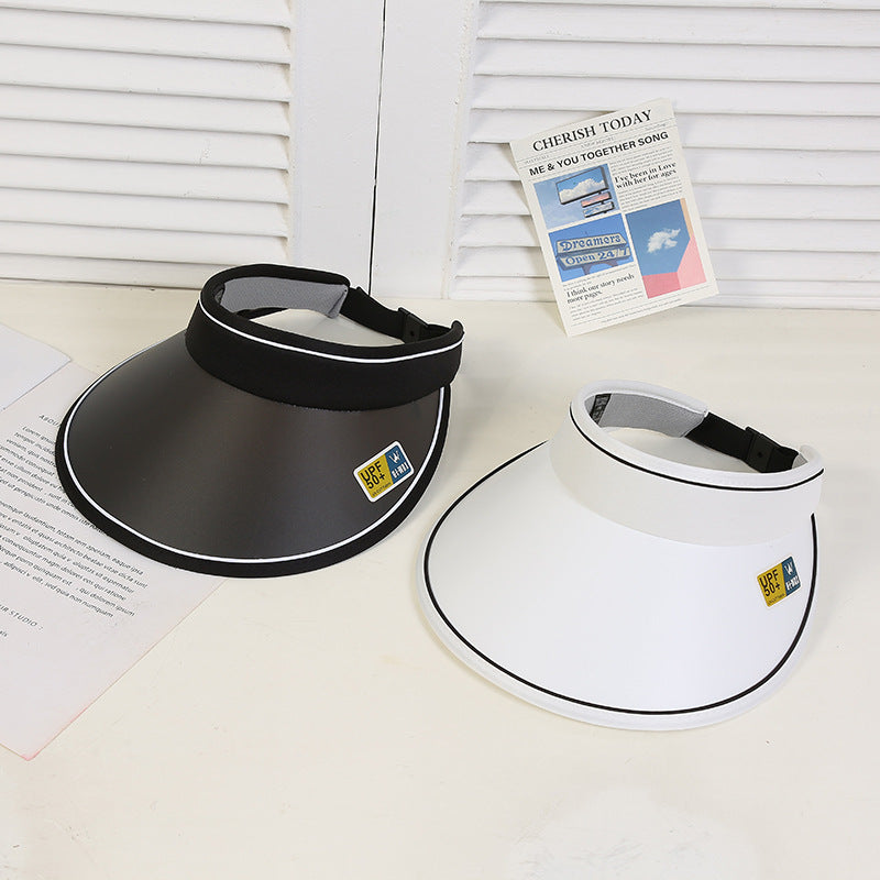 Wholesale Plastic Big Brim Sunshade Empty Hat