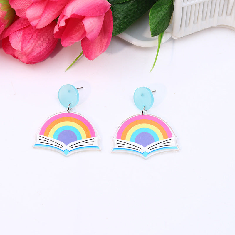 Wholesale Teacher's Day Acrylic Earrings