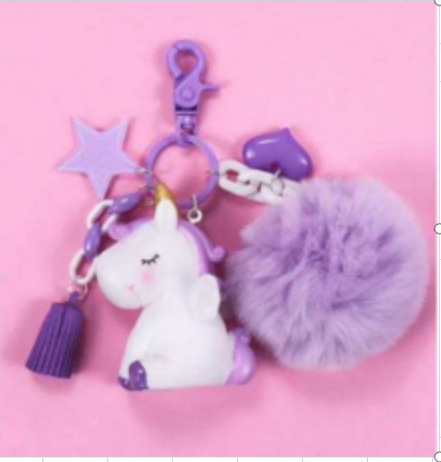 Wholesale Fur Ball My Little Pony Resin Keychain