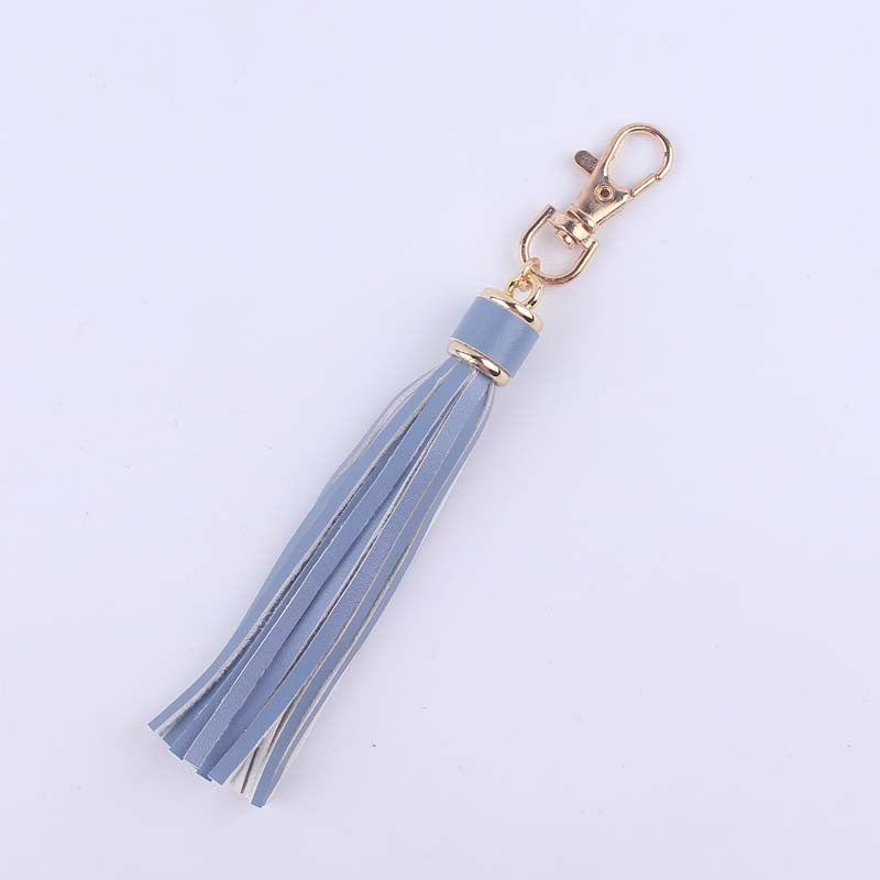 Wholesale Leather Tassel Accessory Keychain