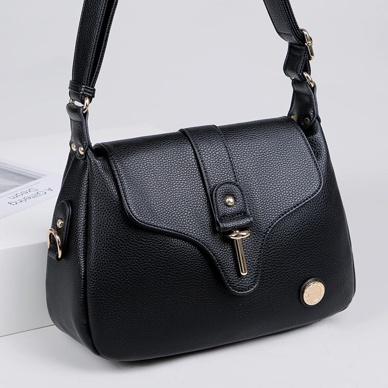 Wholesale PU Shoulder Messenger Bag Soft Leather Women Bag