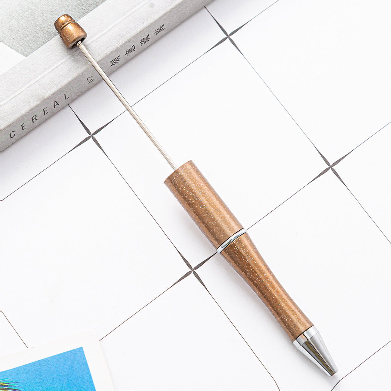 Venta al por mayor Bolígrafos para abalorios Bolígrafo de plástico para bricolaje