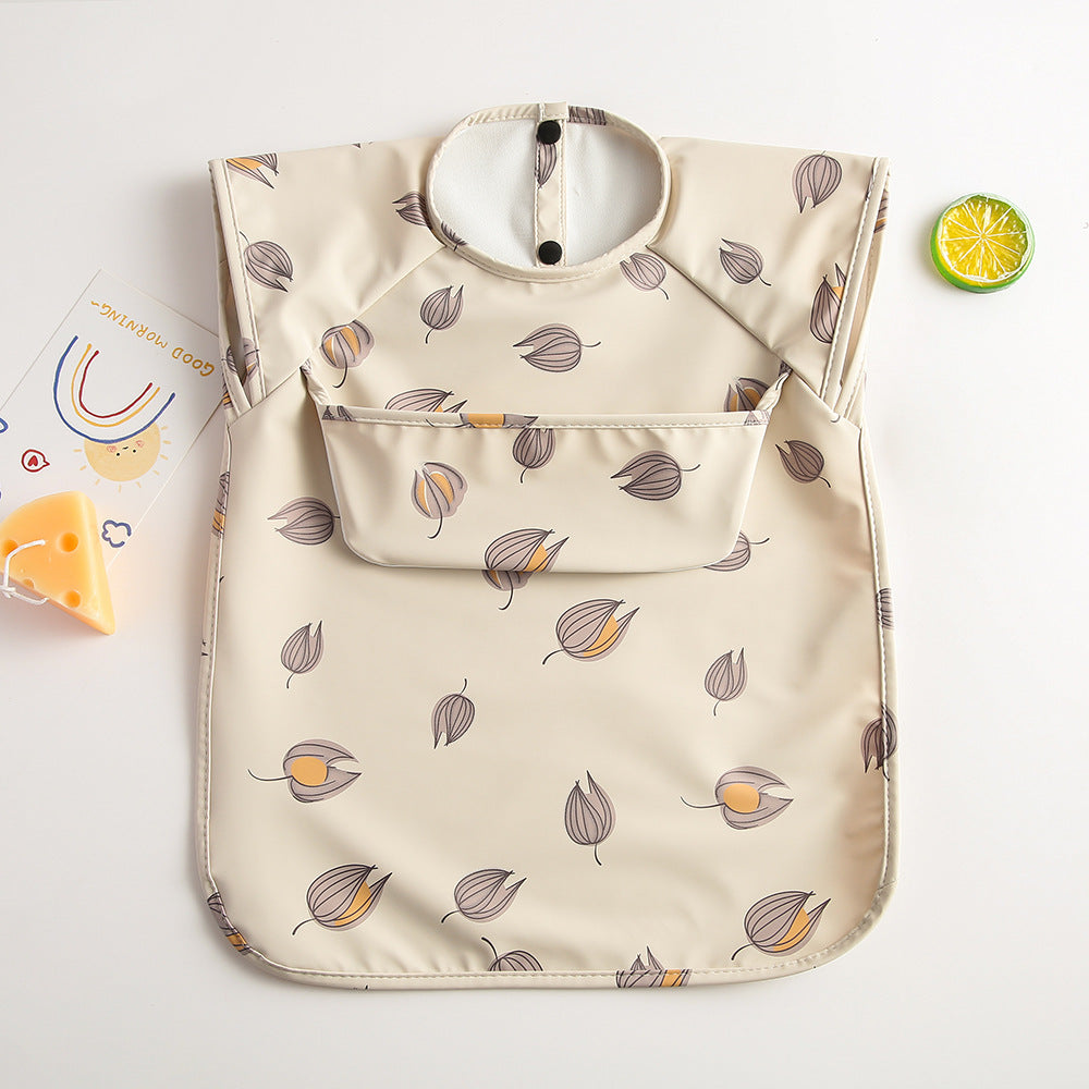 Wholesale Kids Sleeveless PU Bibs Baby Supplies