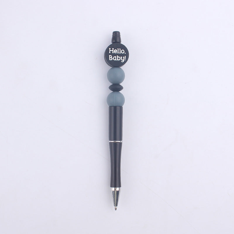 Wholesale Cartoon Baby Round Silicone DIY Bead Pen