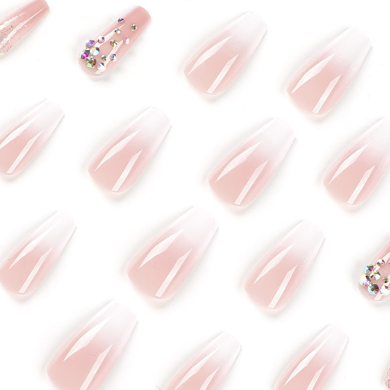 Wholesale Plastic Gold Glitter French Manicure Chips